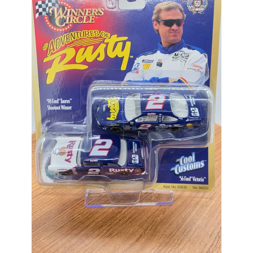 Winners Circle Rusty Wallace 98 Ford Taurus 56 Ford Victoria 1:64 Diecast Set